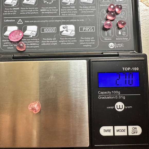 Natural Tourmalines heart shape loose gemstones for the Necklace or Bracelet. - Picture 10 of 12